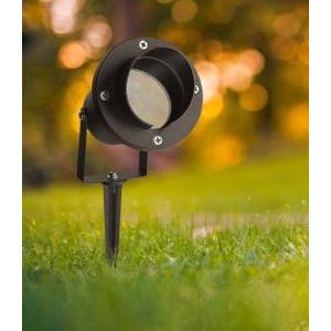Lampada con picchetto  garden gu10 ip65 nero vt-7704 - 7572