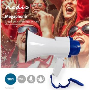 Megafono a batterie  con sirena integrata - meph150wt