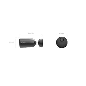 Videocamera smart  cs-eb3  a batteria 5200 mah da esterno - ine119