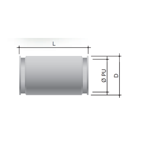 Raccordo rapido tubo-tubo  diametro 20mm - 6110-20n