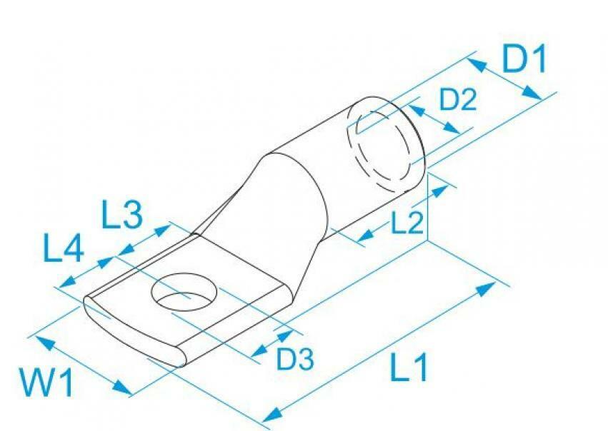 Hanibos, 10 capicorda M10, 10 mm², terminali ad anello SC non isolati, in rame, per cavi batteria, scatola di distribuzione