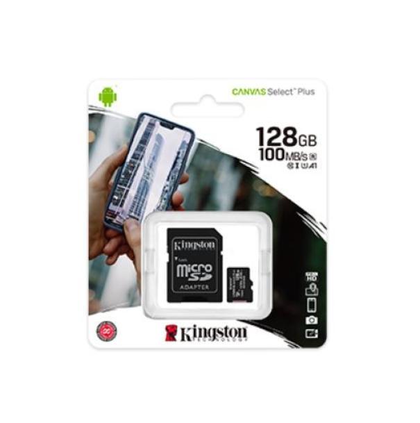 Scheda micro SD Kingston Canvas Select Plus 128GB con adattatore SD-SDCS2128GB 02