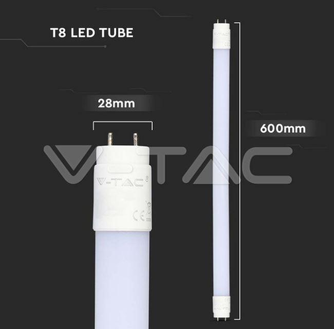 v-tac tubo led chip samsung v-tac 21798 vt-062-7,5w g13 60cm 3000k