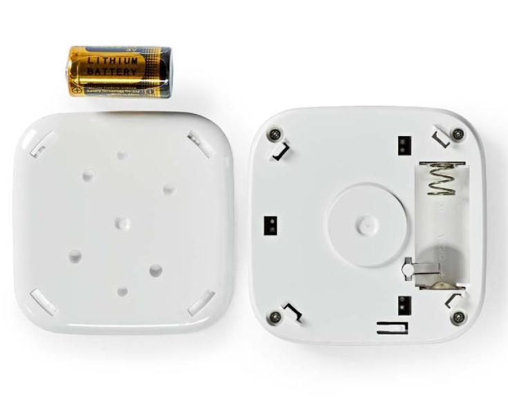 Rilevatore di fumo smart Nedis bluetooth a batteria bianco - WIFIDS20WT 02