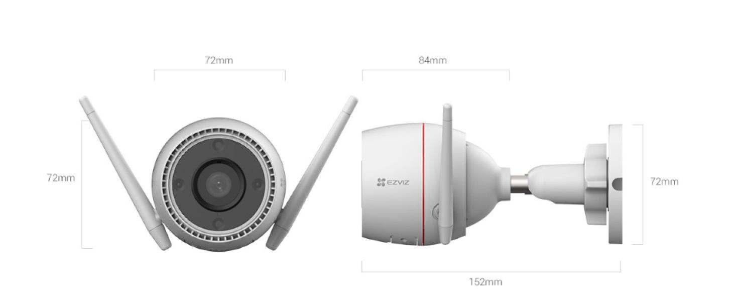 Telecamera smart Home Ezviz Wi-Fi CS-H3c-R100-1K3WKFL -  INE430 02