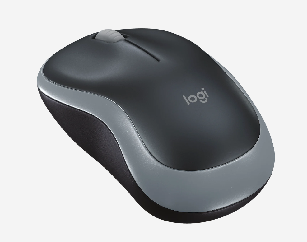 Mouse wireless Logitech M185 tracciamento ottico grigio - 910002235 02