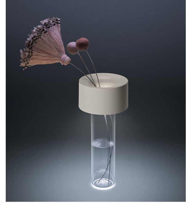 Lampada da tavolo led Foscarini Fleur ricaricabile 1,6W 3000K bianca -  FN3260T000-51E00 02