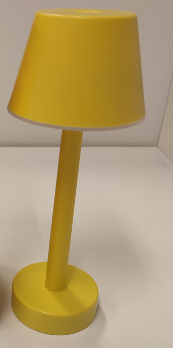 Lampada da tavolo led ricaricabile Sovil Grillo 3W 3000K giallo - 97901/01 02