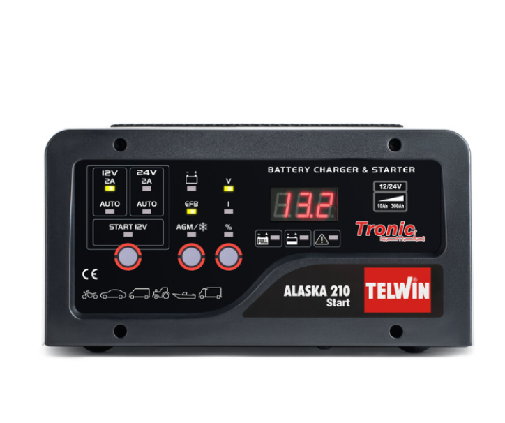 Caricabatterie Telwin Alaska 210 Start tecnologia Tronic - 807579 02