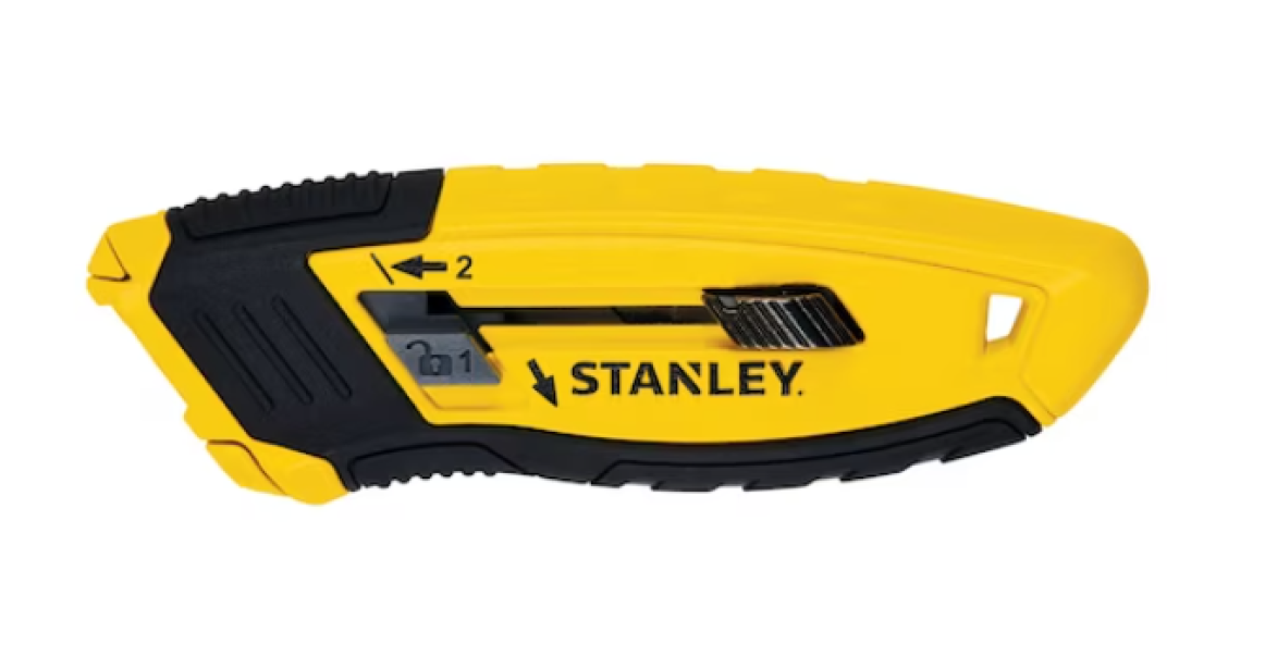 Coltello a lama retrattile Stanley con cursore laterale - STHT10432-0 02