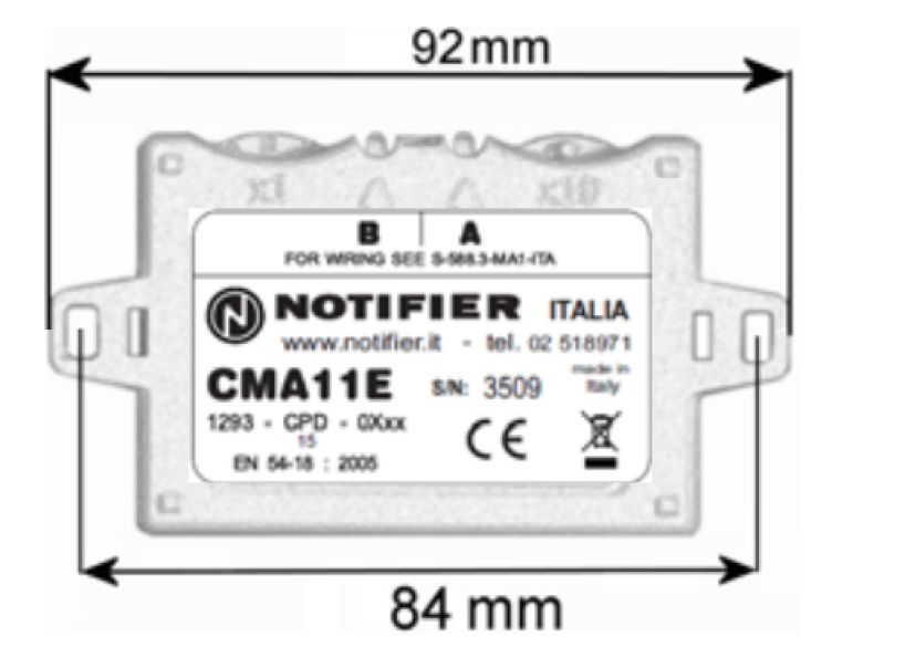 Modulo Notifier 1A 15/32V - CMA11E 02