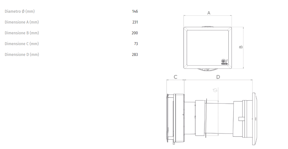 Recuperatore Di Calore VORTICE HRW40 Mono Evo HCS - Ventilazione Meccanica Con Telecomando Per Casa - Foto 7