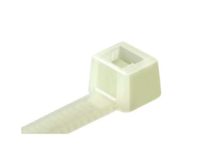 Connect 30280 Fascette Fermacavi Naturali 100x2,5mm - Hellermann T18R, 100 Pezzi