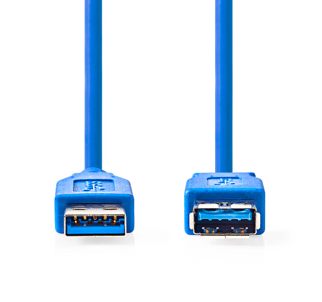 Cavo USB Nedis USB-A maschio / USB-A femmina da 2m blu - CCGP61010BU20 02