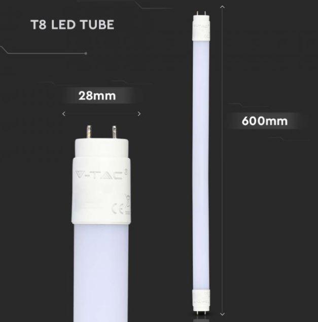 Tubo led T8 V-tac 9W G13 3000K 60cm VT-6072-N - 216392 03