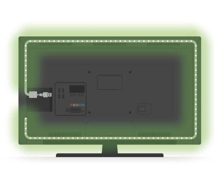 Striscia led Nedis SmartLife RGB+2700K 4W 5V 2 metri IP20 - BTLS20RGBW 03