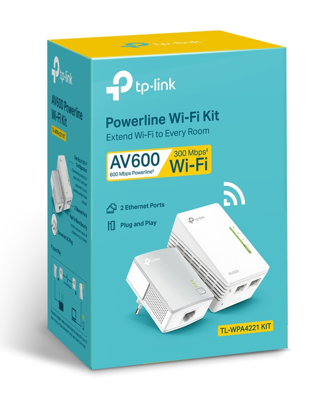 Kit ripetitori wifi TP-link TL-WPA4220 + TL-PA4010 bianco - TLWPA4221KIT 03