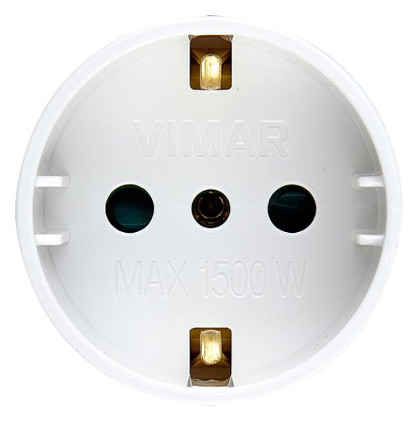 Adattatore Vimar spina S17 + presa P30 bianco - 00303.B 03