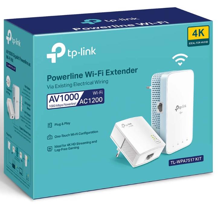 Kit ripetitori wifi TP-Link Powerline AV1000+Wifi AC1200 bianco - RE220 03