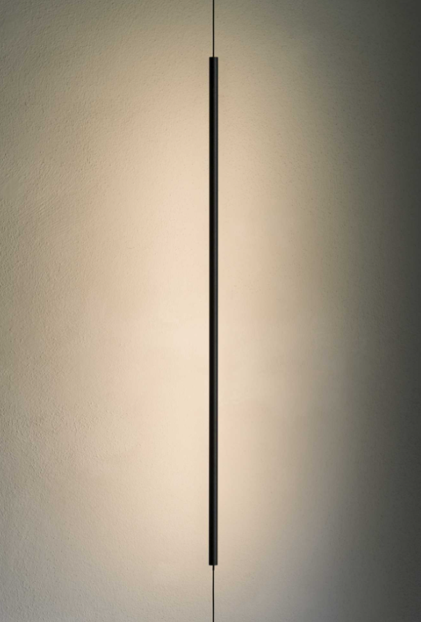 Lampada da parete led Ideal Lux Filo 15W 3000K nero - 301068 03
