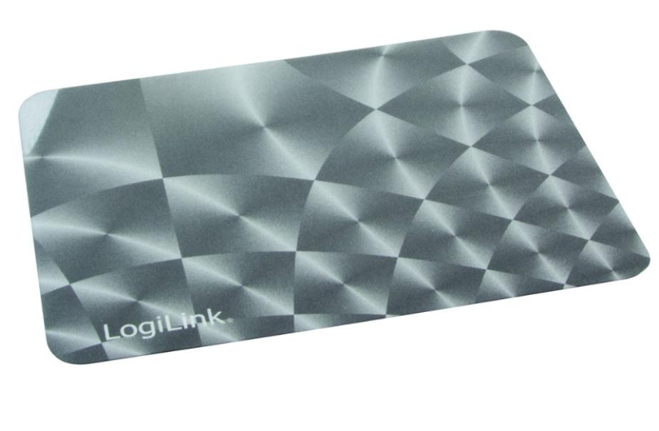 Tappetino per mouse IC intracom Logilink 220x180mm silver - 043877 03