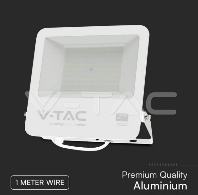 Proiettore led V-tac chip Samsung 100W 6400K bianco VT-44104-W  -  23443 04