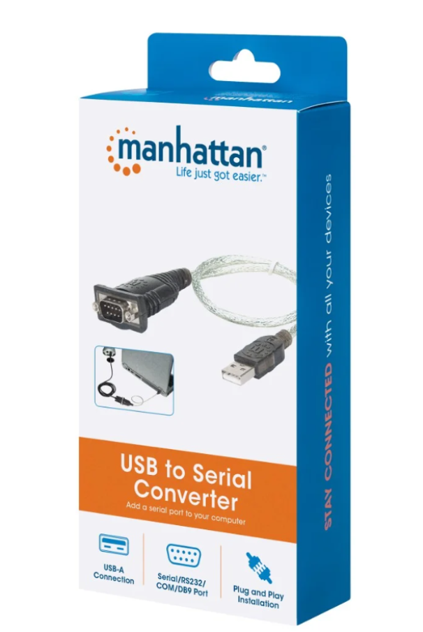 Adattatore da USB a seriale IC Intracom da 45cm trasparente - 205146 04