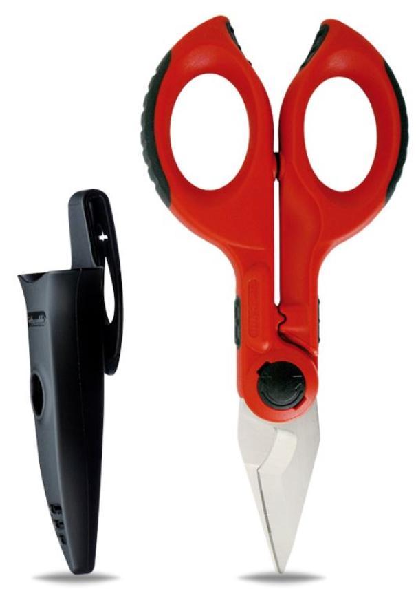 Forbice Per Elettricisti Intercable 3 In 1 - Taglia, Spella E Crimpa Cavi Fino A 50mm², Made In Italy - Foto 10