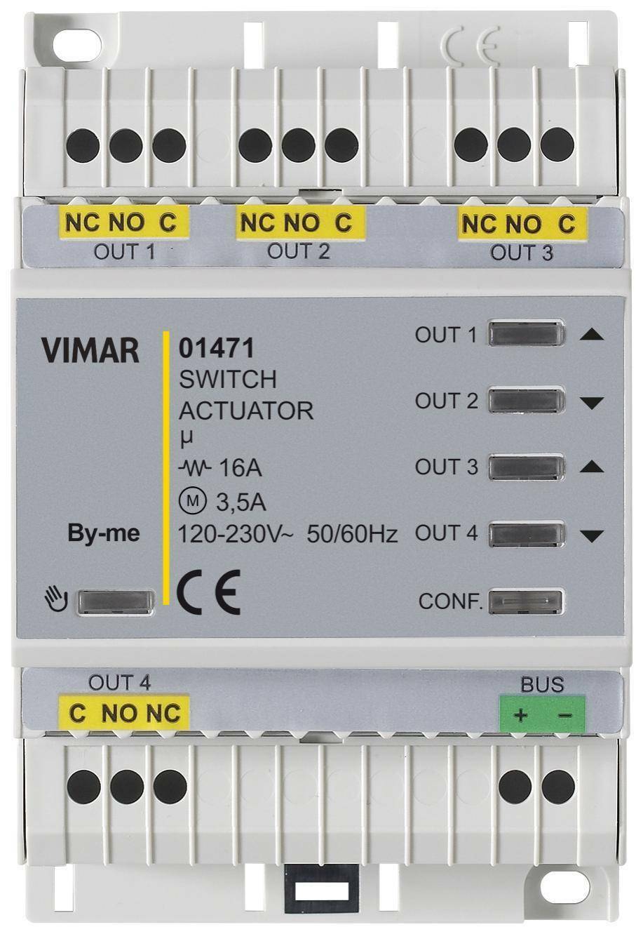 Relè 16A Attuatore VIEW Wireless - Controllo Luci Bluetooth E Zigbee 3.0 - - Per Casa Smart Vimar Plana