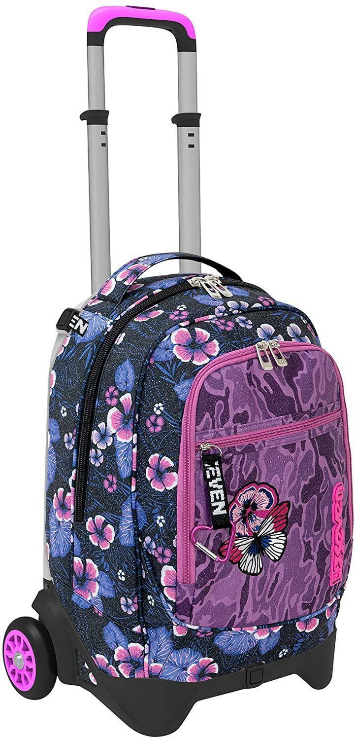 Seven trolley jack 2wd 34 litri funny gilly scuola viola 3 in 1