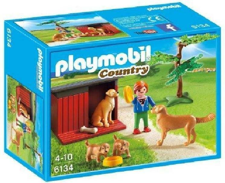 playmobil playmobil cuccia famiglia di cani