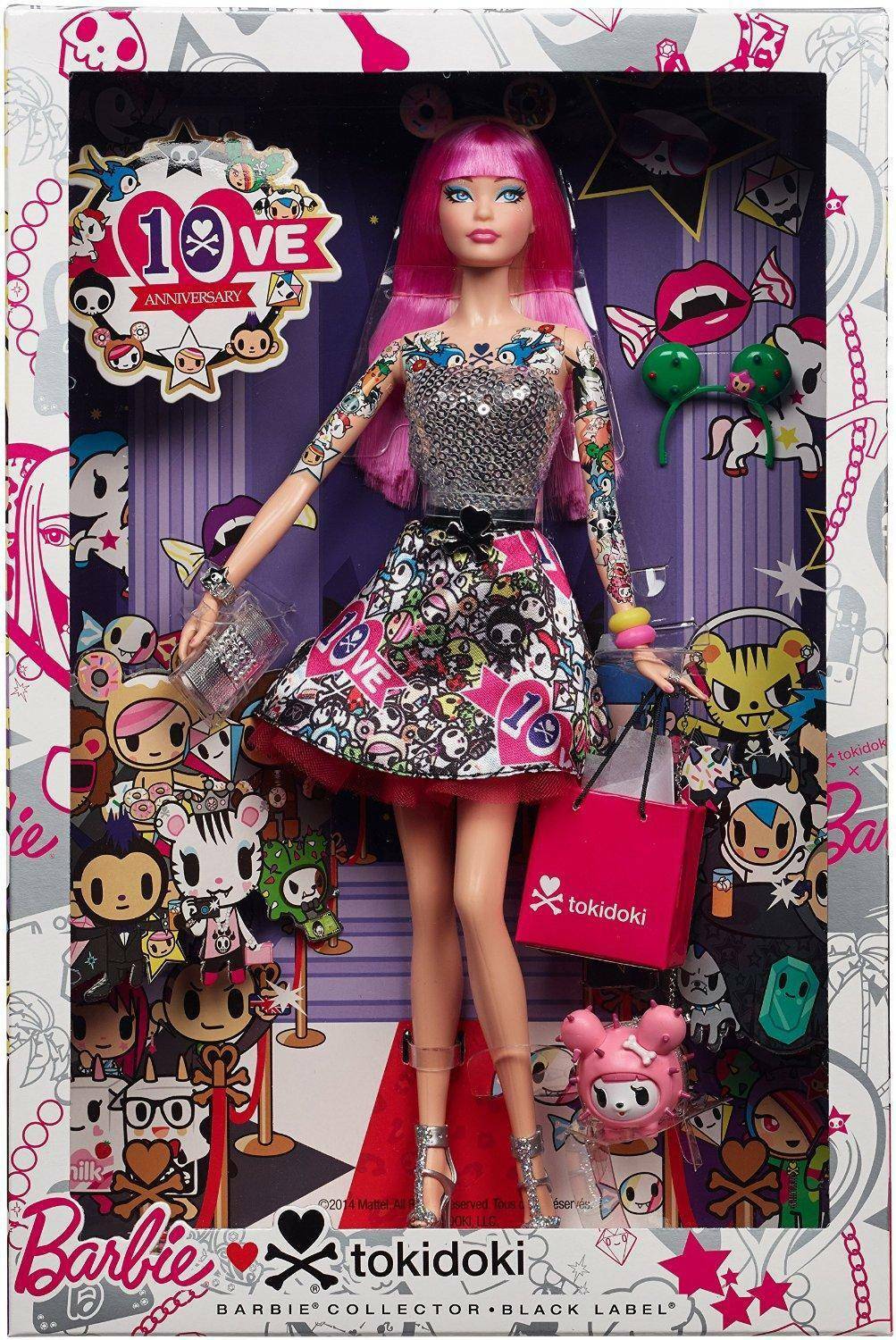 mattel mattel barbie tokidoki anniversary 10 anni