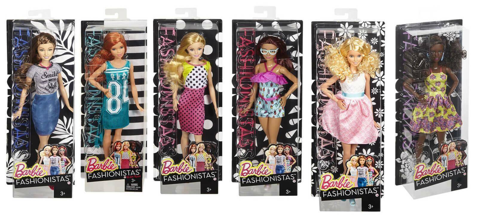 mattel mattel barbie fashionistas