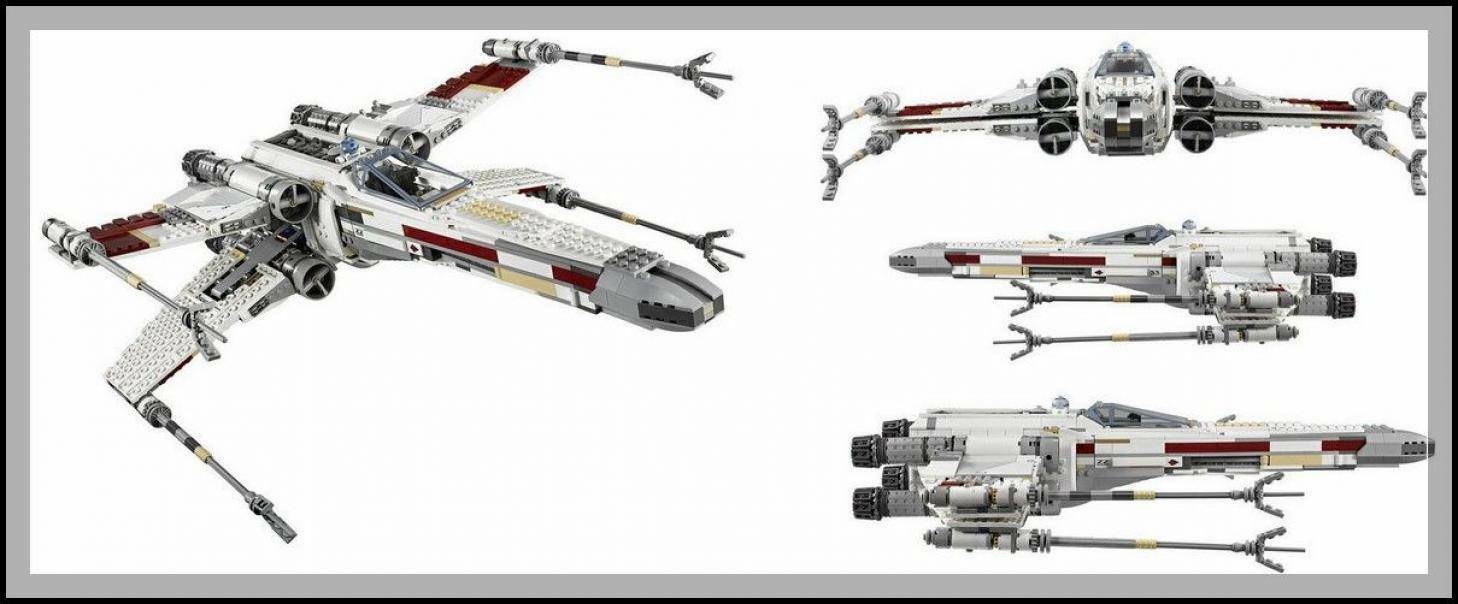 lego red five x-wing starfighter lego star wars 10240