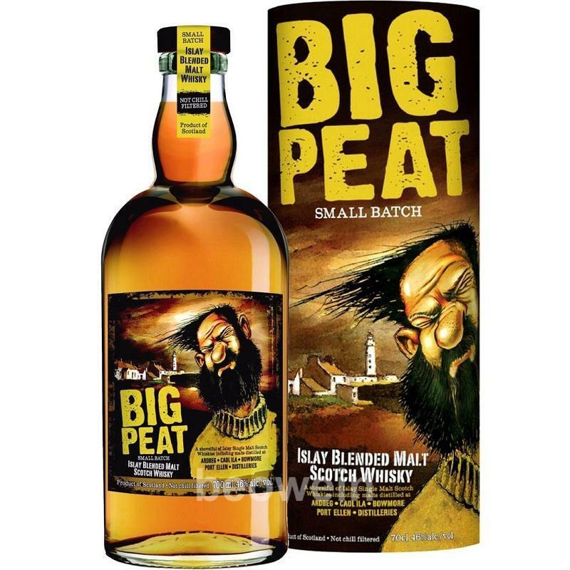 Laing douglas big peat scotch whisky blended 70 cl in astuccio