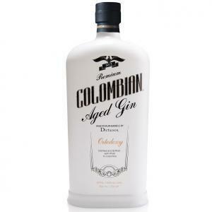 Premium colombian aged gin  ortodoxy 70 cl