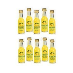 Limoncino limoncello limoni di sicilia mignon miniature 10 bottiglie 3 cl