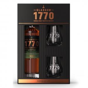 1770 single malt scotch whisky peated rich & smoky 50 cl glass pack