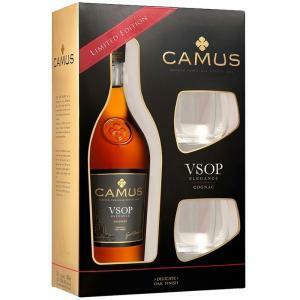 Cognac v.s.o.p. &#43; 2 bicchieri in astuccio 70 cl