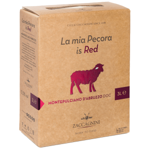 Bag in box la mia pecora is red montepulciano d'abruzzo doc 3 lt