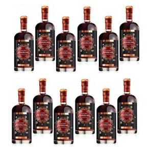 Amaro tosolini liquore alle erbe 12 bottigliette mignon miniature 5 cl