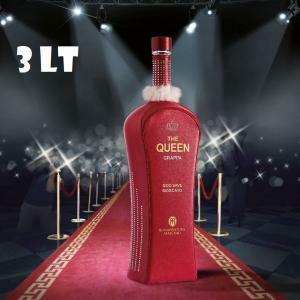 The queen grappa moscato red 3 lt in astuccio