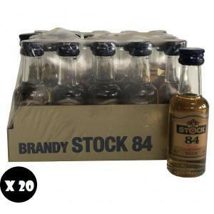 Brandy  84 miniature mignon 20 x 5 cl