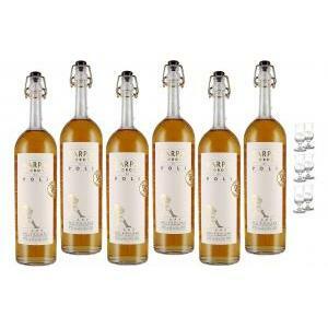 Sarpa oro special edition  25 anniversario 70 cl 6 bottiglie con 6 bicchieri