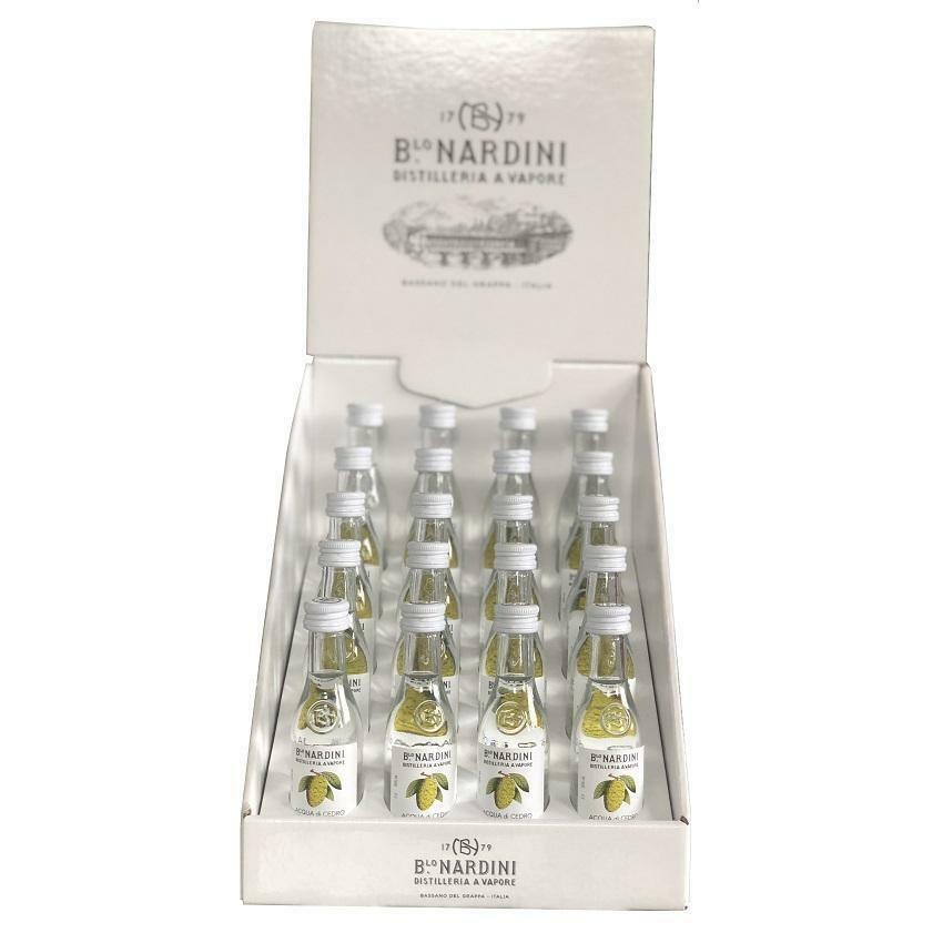 nardini nardini liquore acqua di cedro mignon miniature 20 bottigliette da 3 cl