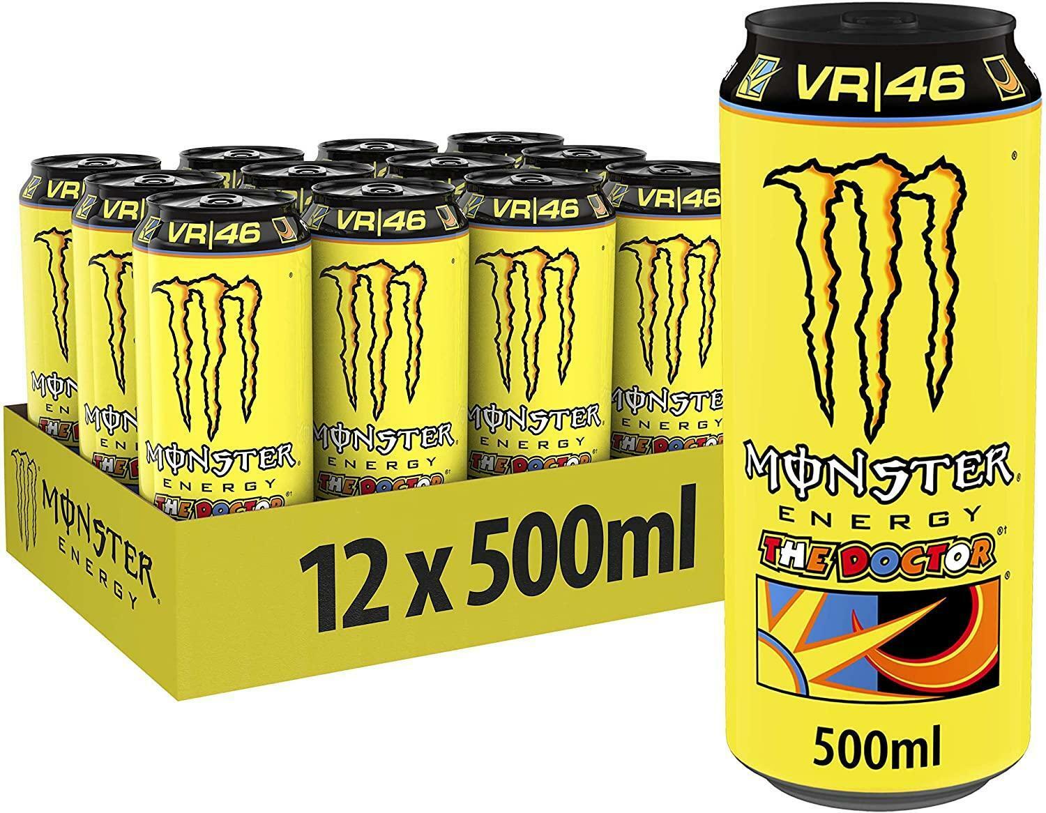 monster monster energy drink the doctor vr46 50 cl - 12 lattine