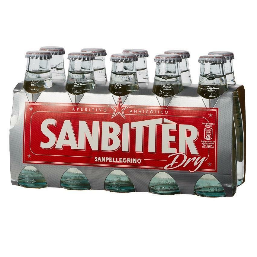 sanpellegrino sanpellegrino sanbitter bianco aperitivo analcolico 10cl - 10 bottigliette