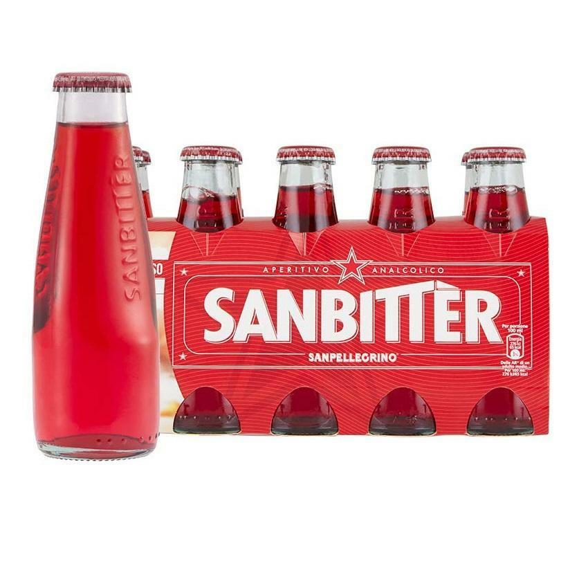 sanpellegrino sanpellegrino sanbitter rosso aperitivo analcolico 10cl - 10 bottigliette