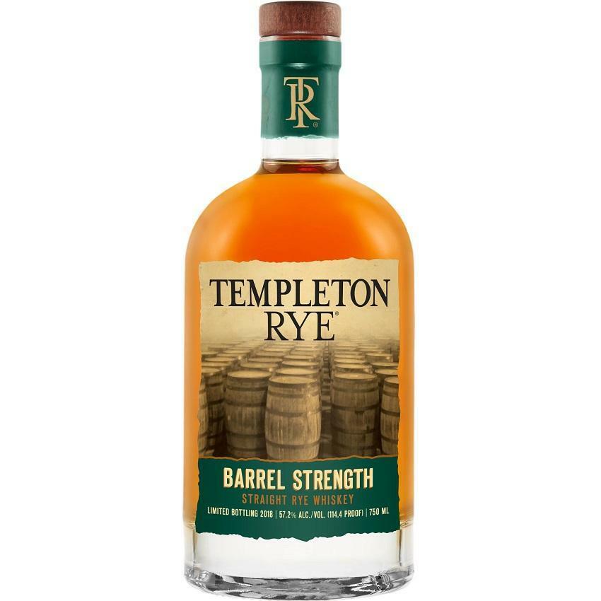 templeton rye templeton rye barrel strength whiskey 70 cl