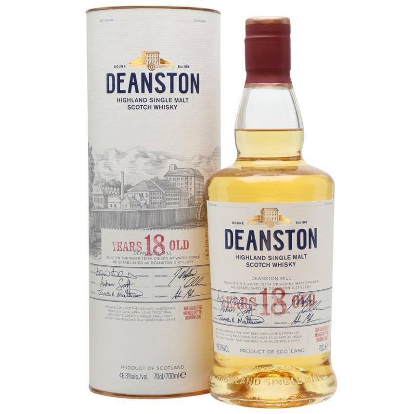 deanston deanston highland single malt scotch whisky 18 anni 70 cl in astuccio